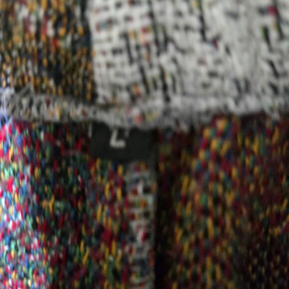 Wolf Print Tapestry Knit‎ Shorts L Unisex Loungewear, Art Knit, Statement Piece - Picture 9 of 9